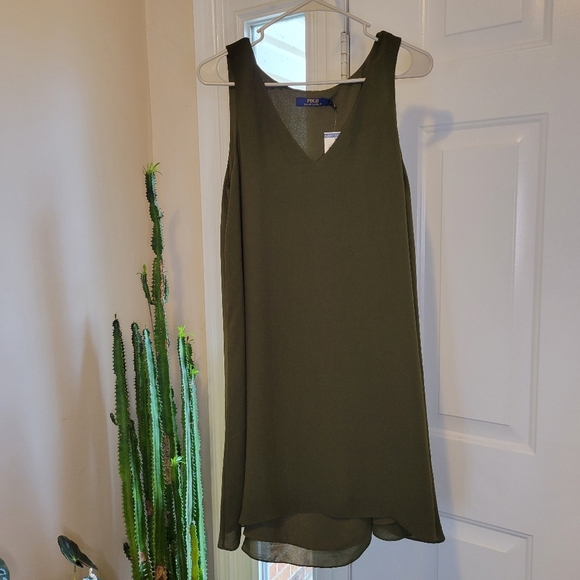 Ralph Lauren Dresses & Skirts - NWT Ralph Lauren Polo Forest Green Double Lined Sleeveless Dress, Sz 8